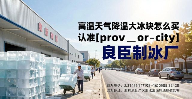 高温天气降温大冰块怎么买 认准黄浦良臣制冰厂